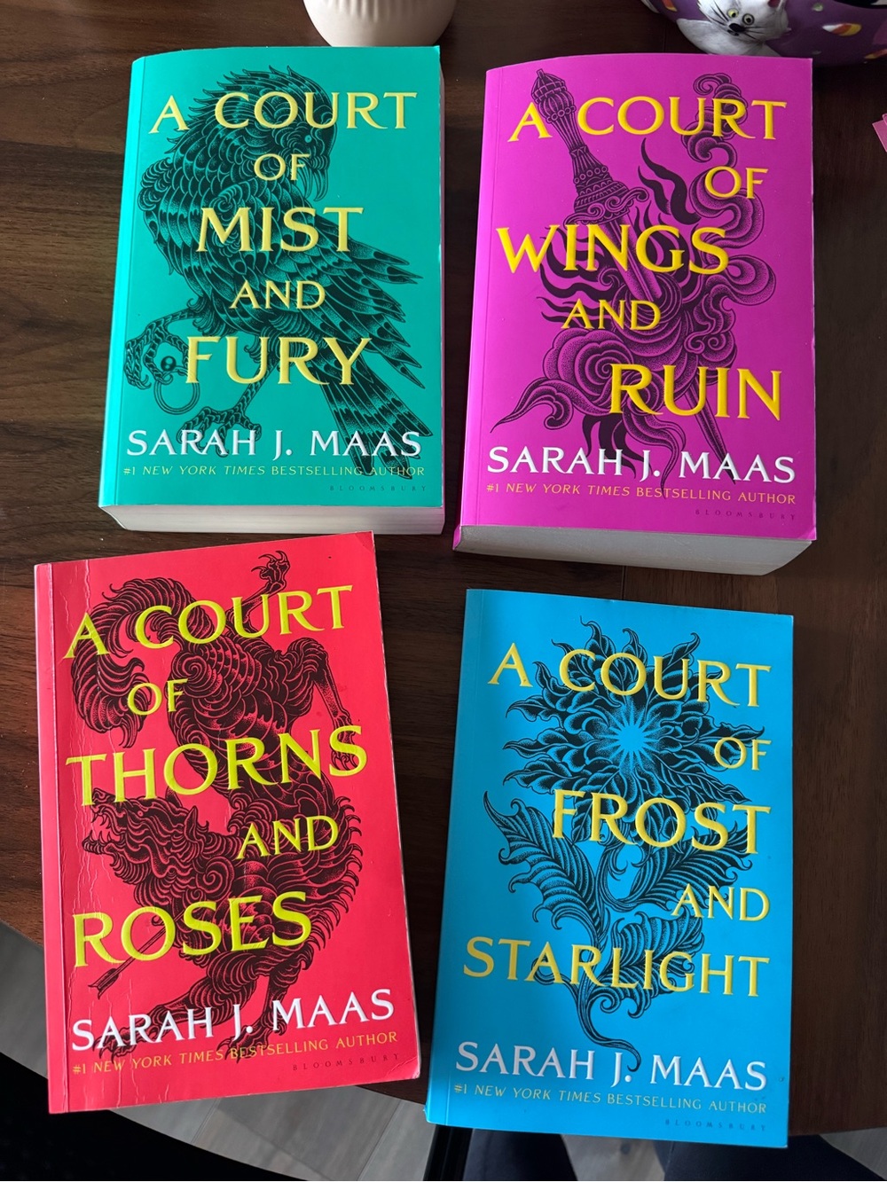 A Court Of Thorns And Roses ACOTAR series Paperback edition lot of 4 books